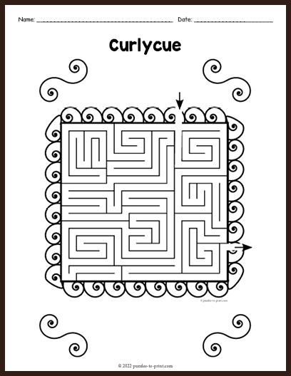 Printable Mazes for Kids