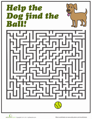 printable mazes for first graders