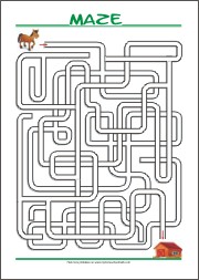 printable mazes for first graders