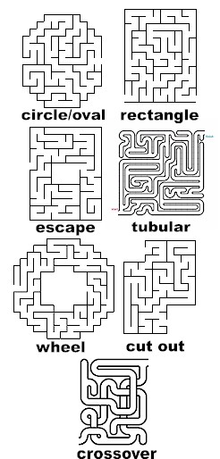 printable mazes that make pictures
