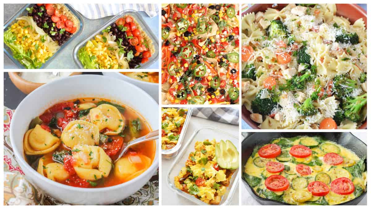 printable meal plan with recipes