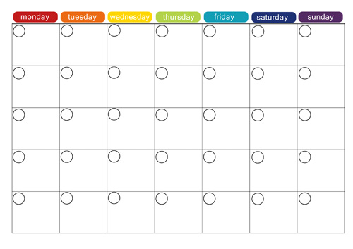 printable meal planner monthly