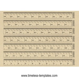 printable measuring tape in millimeters