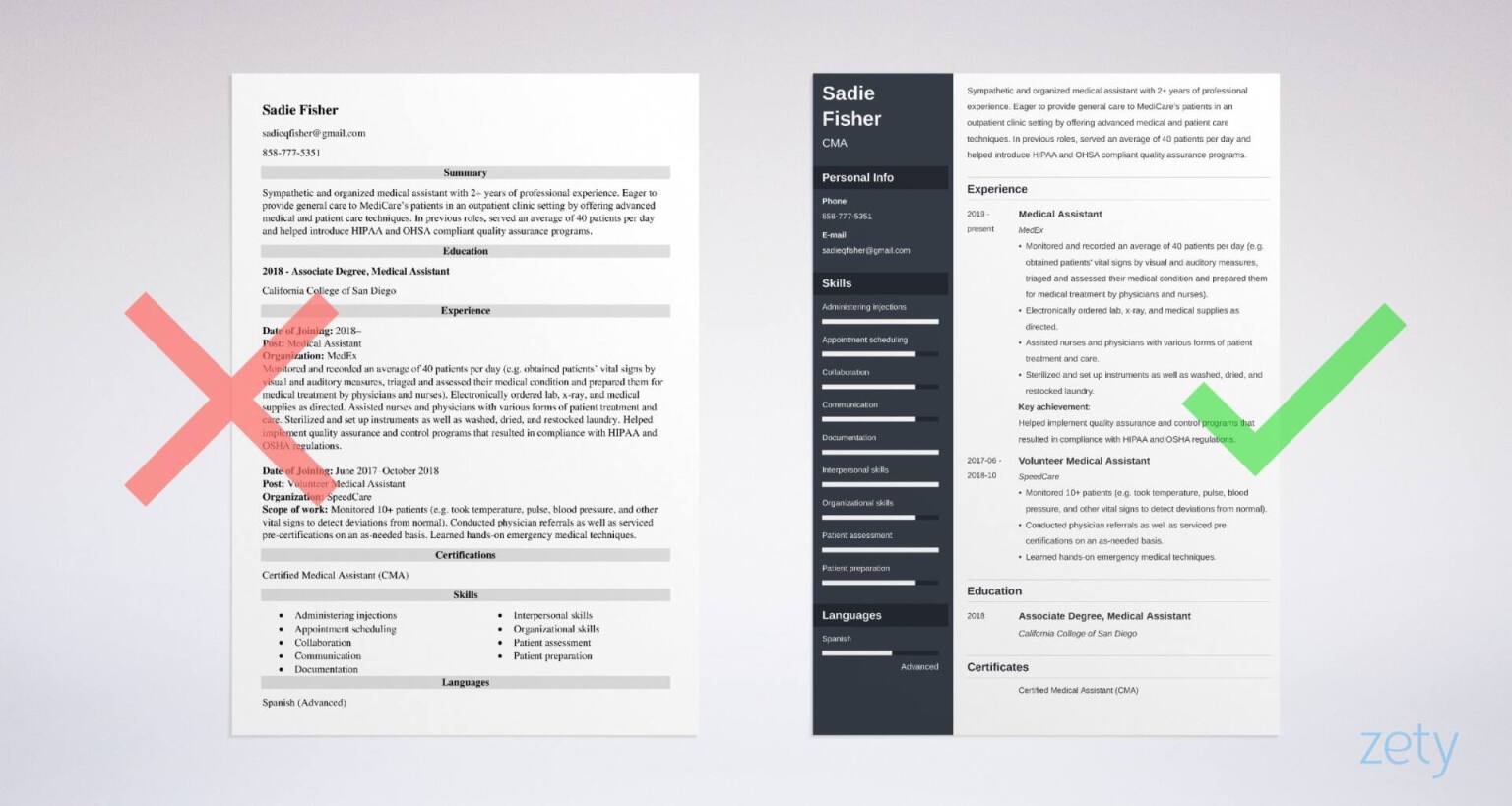 printable medical assistant resume