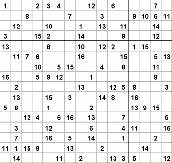 printable mega sudoku 16x16