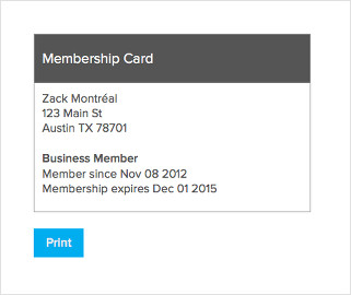 Printable HTML Boxes for Membership Cards and More - MembershipWorks