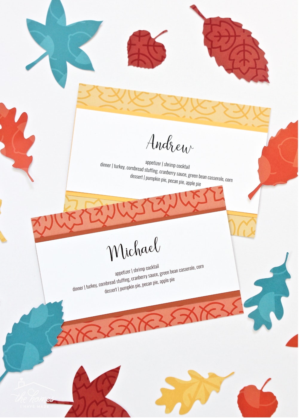 Free Printable Thanksgiving Menu and Place Cards | Printable Games ...