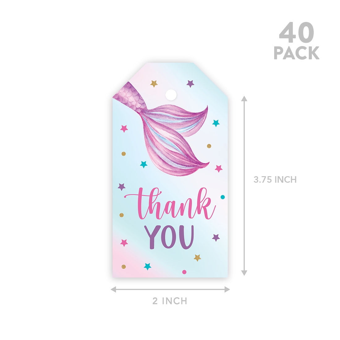Koyal Wholesale Kids Party Favor Classic Thank You Tags with ...