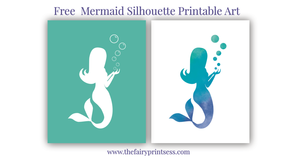 printable mermaid images