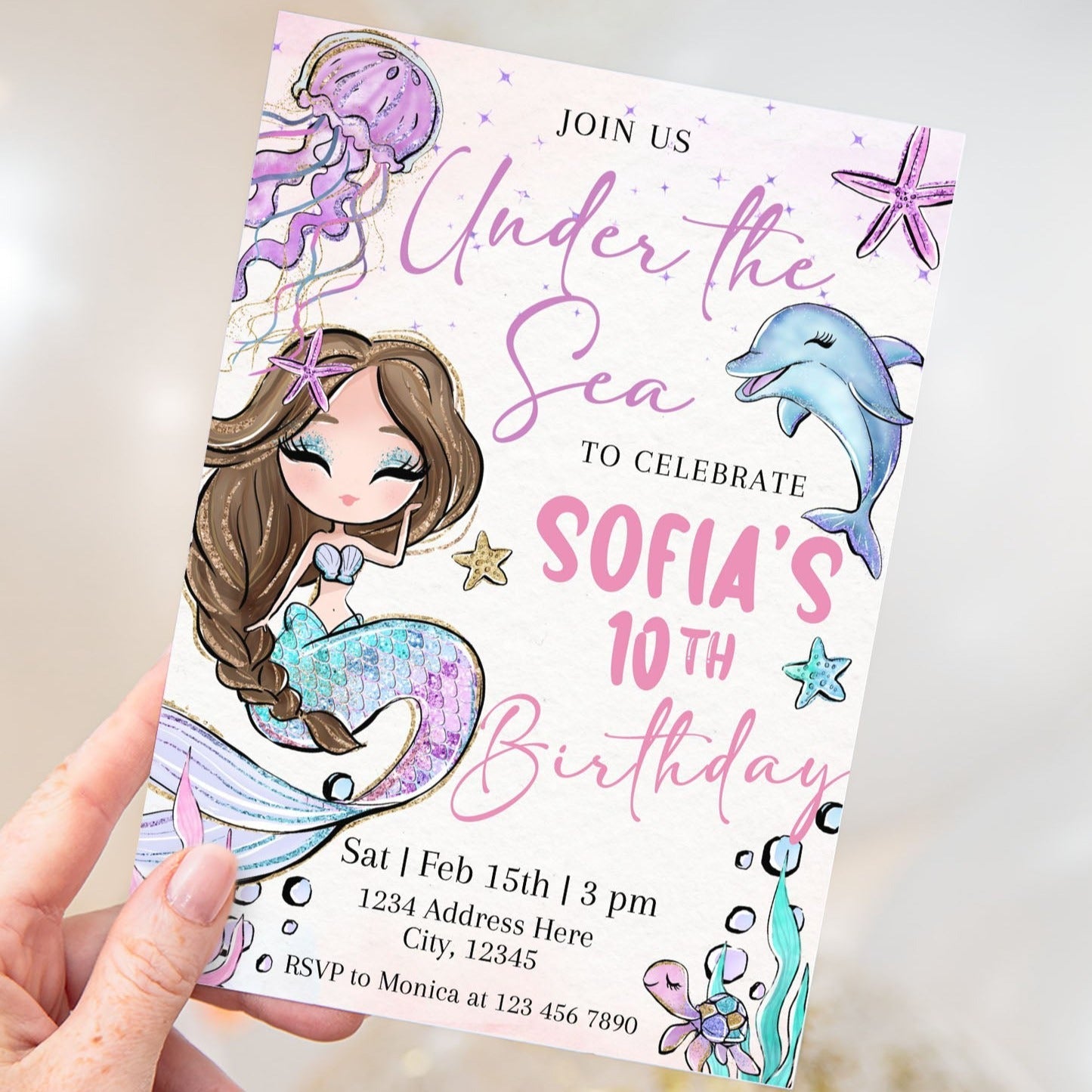 Free Printable Mermaid Party Invitations Download Free Printable 