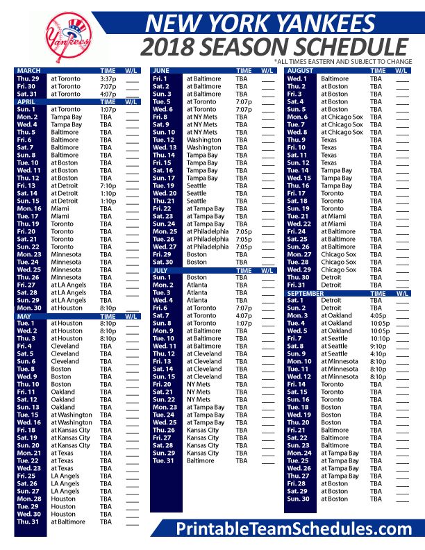 printable mets schedule 2018