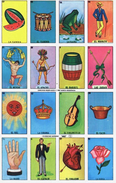 Mexican Bingo Cards Free - 11 Free PDF Printables | Printablee