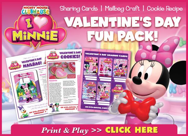 FREE: MICKEY MOUSE CLUBHOUSE: I HEART MINNIE - ACTIVITIES