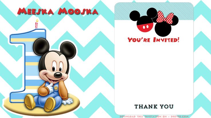 printable mickey mouse recipe cards