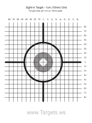 Printable Targets - Print your own sight-in shooting targets