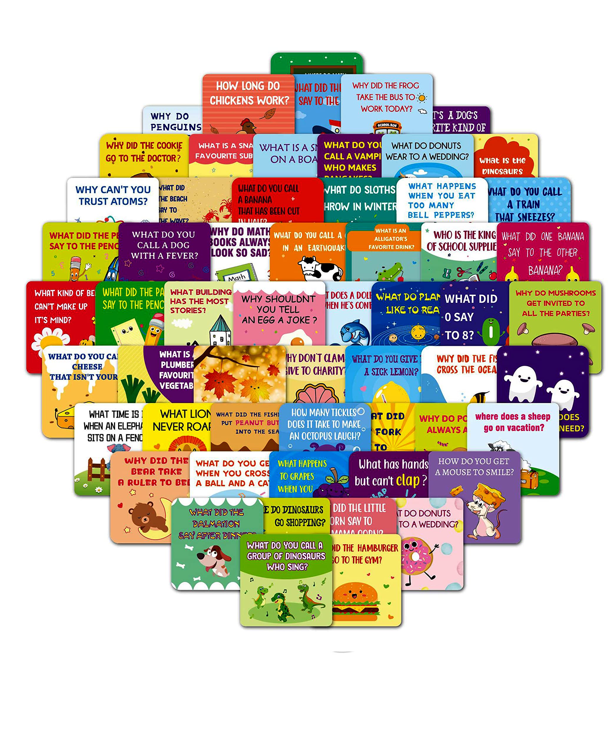 Tinuos Lunch Box Jokes Notes for Kids 60 Motivational and ...