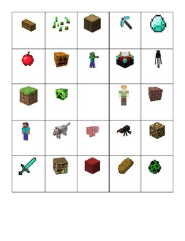 Minecraft Bingo