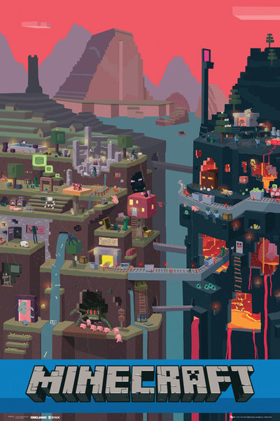 printable minecraft posters