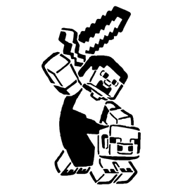 printable minecraft stencils