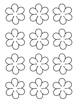 Flowers Cut Out Activities Template - Free Printable Online