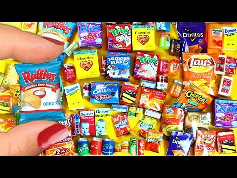 printable miniature food items