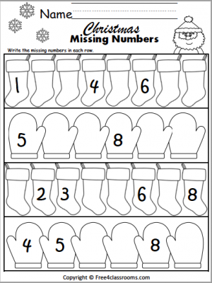 Numbers - Missing Numbers 1 to 10 Archives FREE and No Login ...