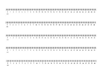 Printable ruler cm mm | TPT