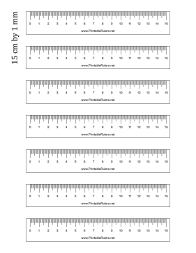 printable mm ruler life size