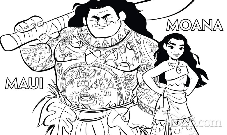 printable moana images
