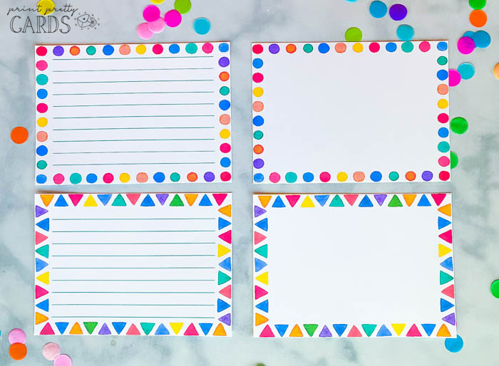 Free Printable Notecards for Kids | Print Pretty Cards
