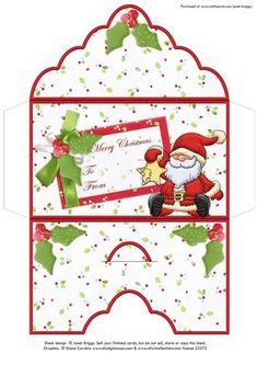printable money envelope christmas