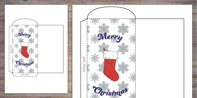 printable money envelope christmas