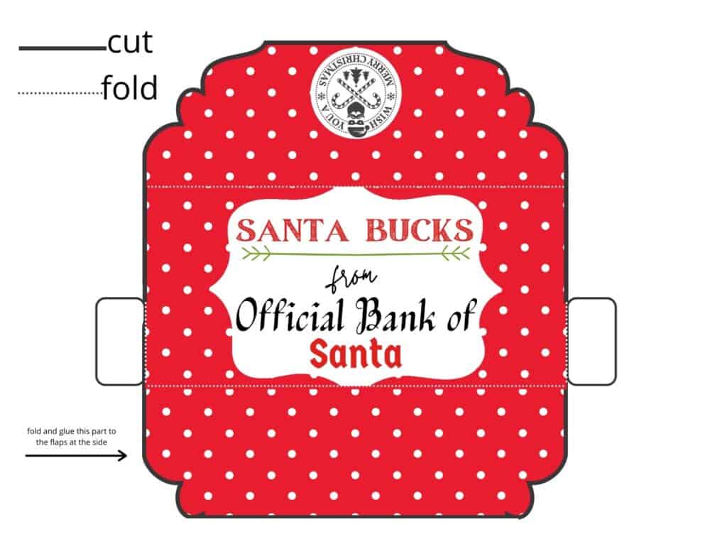 Free Printable Christmas Envelopes for Cash - Merry About Town