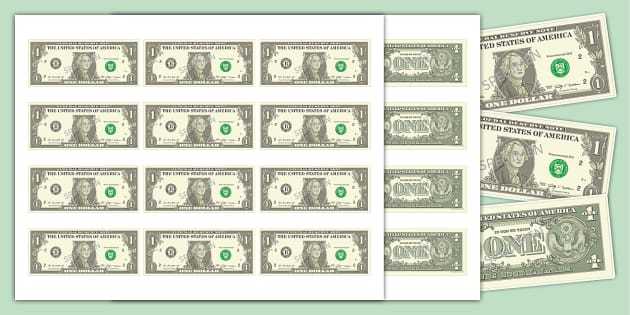 printable money for classroom