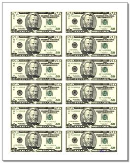 printable money for classroom
