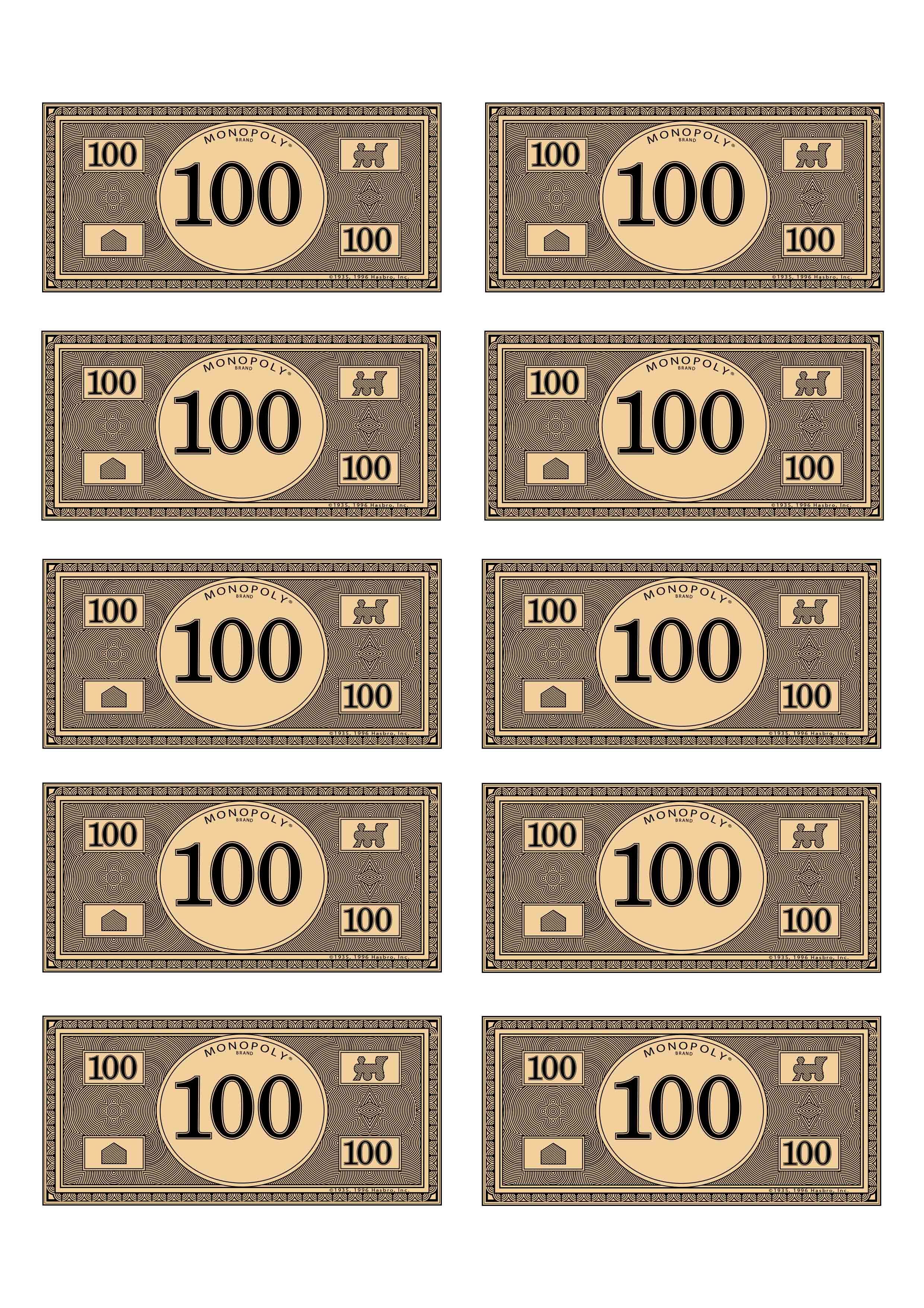 printable money for monopoly