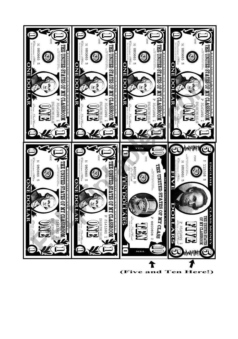 printable money for play