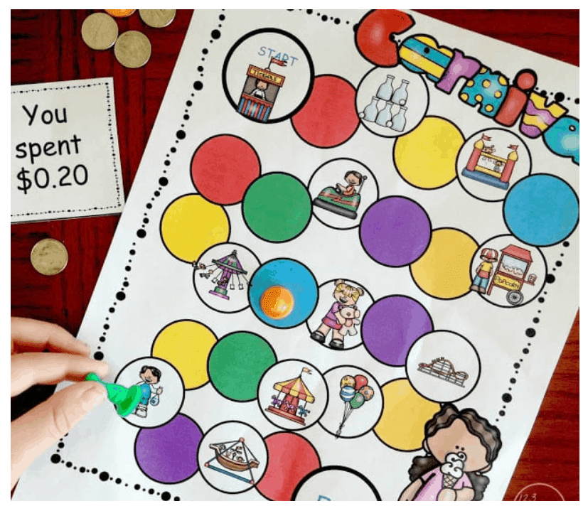 printable money games for 1st graders