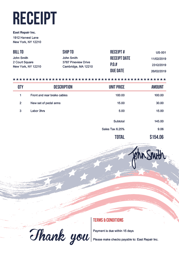 printable money order receipts