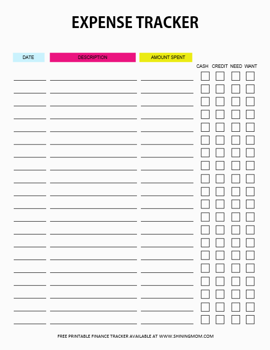 Free Expense Tracker Templates to Monitor Your Spending!