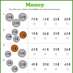 1st Grade Money Worksheets &  Free Printables 