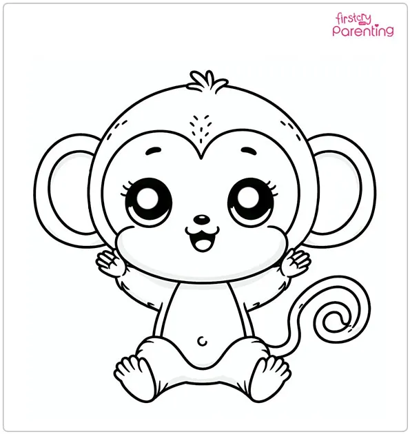 printable monkey pictures