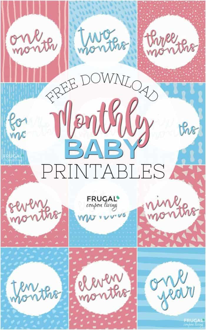 Free Printable Month Signs For Baby Pictures Download Free Printable 