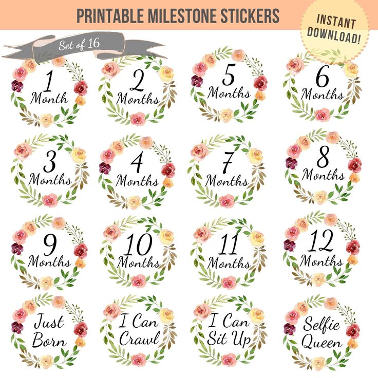 Free Printable Month Signs For Baby Pictures Download Free Printable 