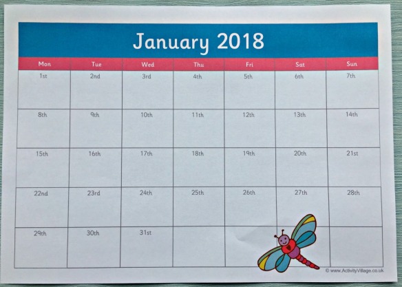 2024 Year at a Glance Fold Out Printable Calendar, Yearly Planner ...