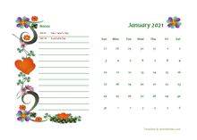Calendar 2018 (UK) - 16 free printable PDF templates