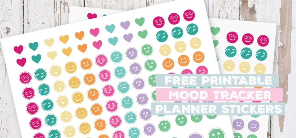 Free Printable Mood Tracker Planner Stickers - World of Printables