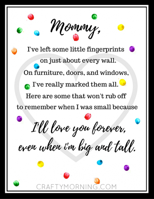 printable mother s day poems