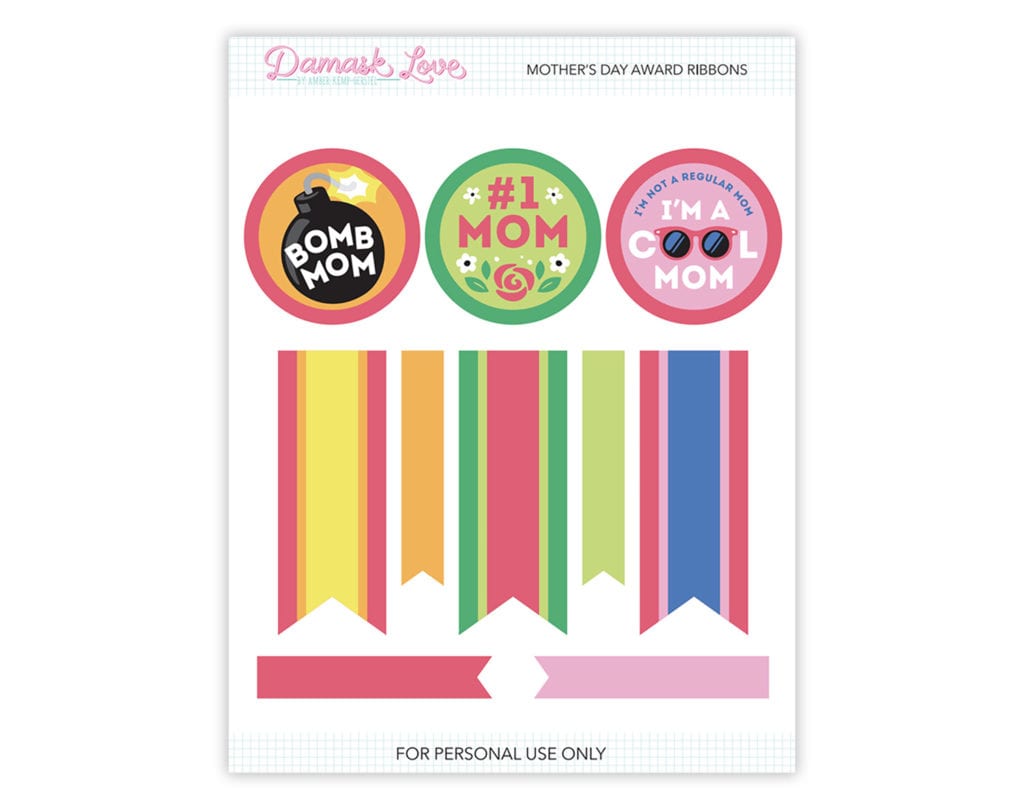 printable mothers day awards