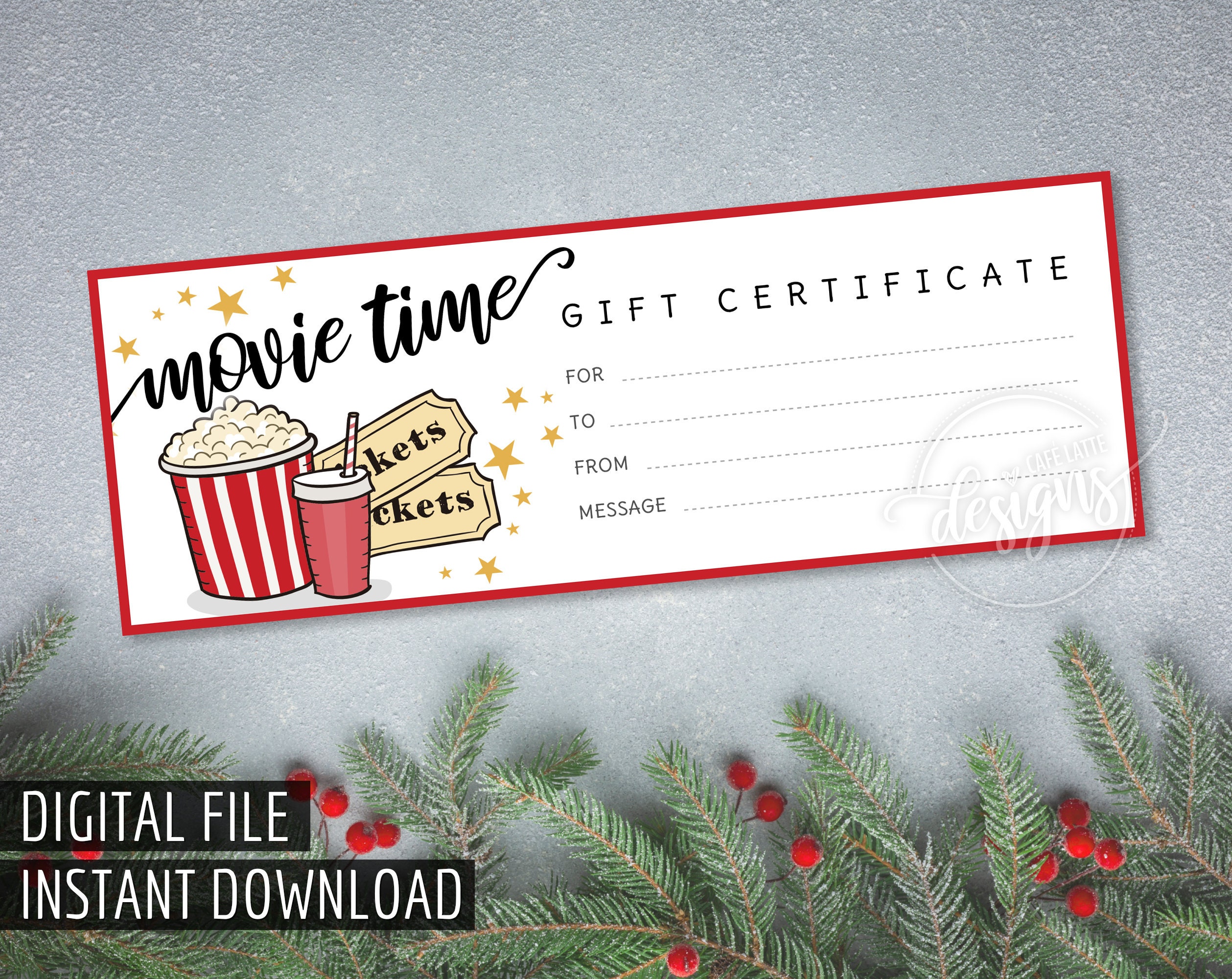 printable movie gift certificates